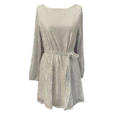 闪闪亮片生日晚宴聚会主持人礼服