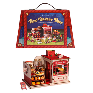 mobee烘焙食玩套装手工diy材料包自制冰箱贴过家家儿童玩具女孩