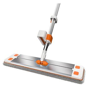 零次方铝合金双层面板拖把免手洗超大号60cm家用一拖即净2024新款