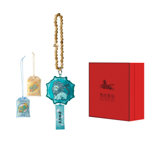 徐州马庄非遗中药香包提神醒脑教师节五台山联名青狮香囊挂件礼物