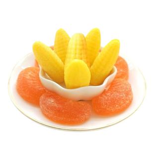 玉米橘子软糖组合5斤整箱喜糖订婚结婚怀旧橡皮糖休闲零食年货