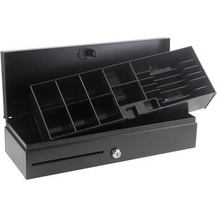 【旗舰店】170立式翻盖小型钱箱商用六格三档收银收纳盒现金盒零钱盒迷你收款箱店里放钱的盒子可独立用带锁