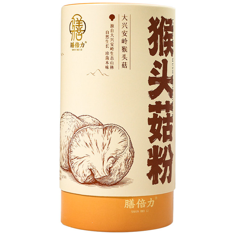 膳倍力猴头菇粉官方旗舰店正品纯粉养胃熟粉营养早餐冲饮*1罐