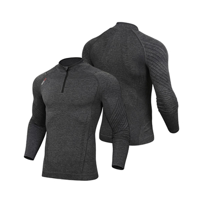 bkcxzice破冰正品半拉链健身衣男