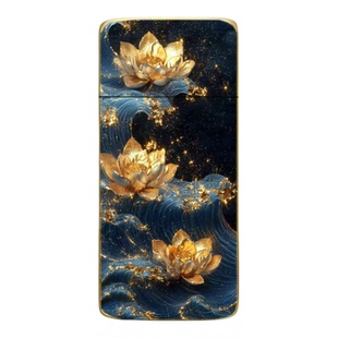 扎基拉姆打火机珐琅彩图案高品质全金属打火机抖音平台带发批发礼