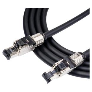 罗科斯通超六类网线千兆电脑纯铜屏蔽网线数字网络以太工业机器