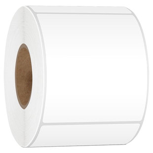 铜版纸不干胶竖版60*70 80 90 100 10 120 130 140 150产品唛头打码空白贴纸定制热转印碳带条码标签打印纸