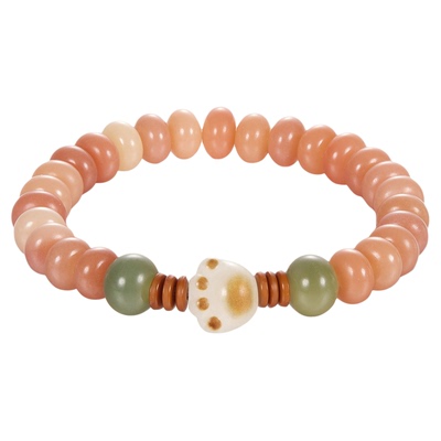 zeroline炭烧猫爪菩提手串女情侣