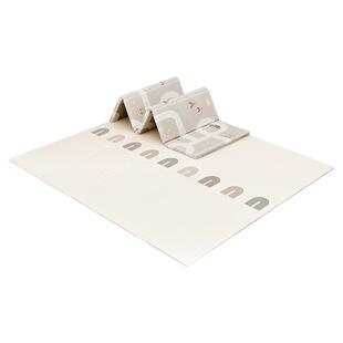 贝易PU覆膜爬爬垫婴儿加厚家用无甲醛拒污抗菌防摔早教爬行地垫