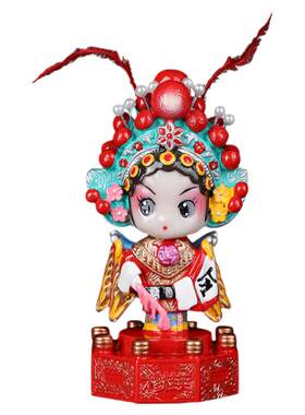 程老师京剧戏曲泥塑出国国外礼品