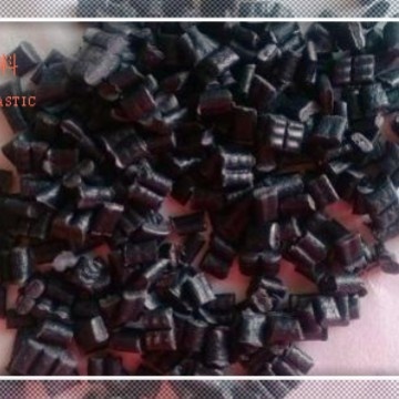黑PP浮水回料塑料粒子黑色颗粒