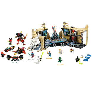 Ninjago 70596幻影忍者X机甲武士混乱洞穴秘密基地拼装积木玩具