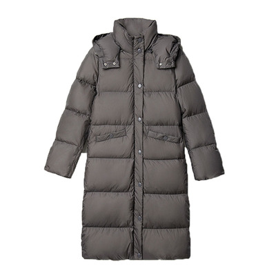 过膝显瘦加厚保暖高端羽绒服