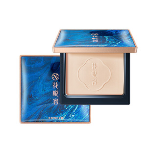 花悦容雾面蜜粉饼清爽控油定妆持久轻薄透气细滑服帖防水保湿遮瑕