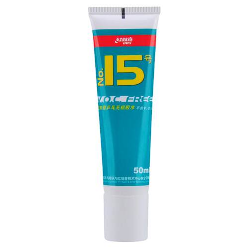 红双喜无机胶水15号乒乓球拍底板胶皮水溶性有机专用粘合剂98ml