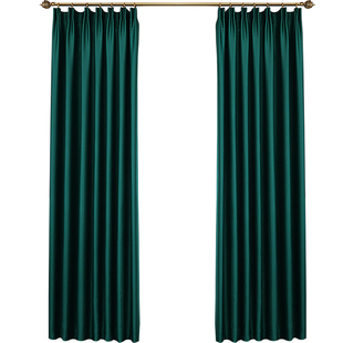 阻燃永久防火布料工厂酒店商场消防可过B1级窗帘全遮光落地窗定制