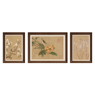 宋式美学挂画沙发背景墙客厅装饰画年画2026新款中古风壁画宋代