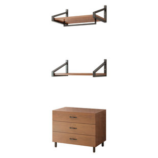 壁挂式衣帽间金属衣柜全挂式开放式砌墙衣柜钢架铁艺置物架步入式