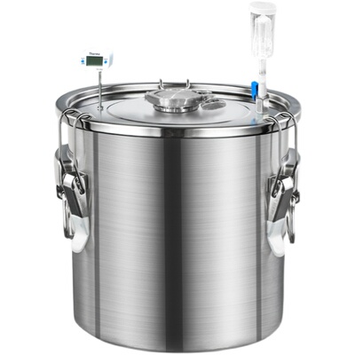 HOOLOO发酵设备304食品级不锈钢恒温发酵白酒酿酒水果酵素桶