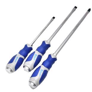 可敲击穿心螺丝刀大一字十字通心超硬平口特大号加粗加长改锥起子