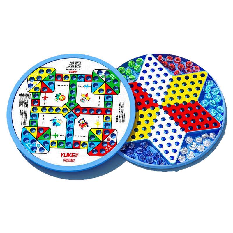 益智跳棋二合一弹珠棋盘