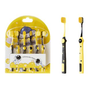 儿童软毛牙刷6支卡通太空人3岁6-12岁柔软细毛清洁护齿学生专用