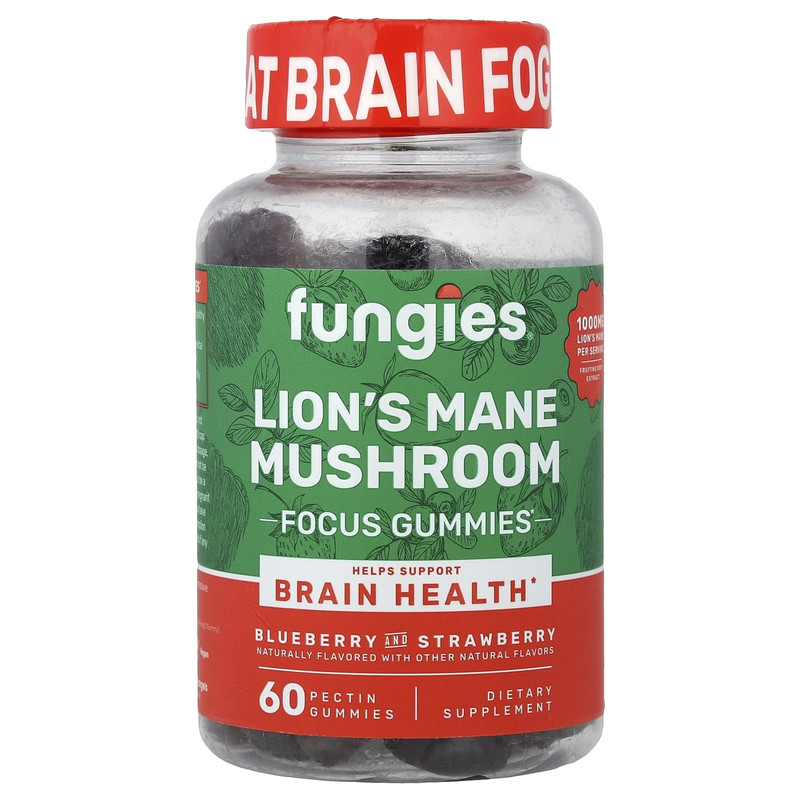 Fungies,猴头菇软糖，蓝莓和草莓