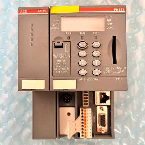 议价ABB PM581-ETH C3主机模块，型号1SAP140维修