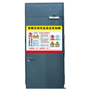 有限空间警示标识牌有限空间安全告知牌受限空间作业风险告知牌化粪池加油站密闭空间未经许可禁止入内警示牌