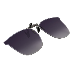 GM墨镜夹片女士可套近视镜紫色超轻方圆脸夹在防晒太阳眼镜uv400