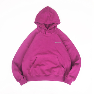 DAKYAM(达人)Basic Logo Hoodies 480g重磅短款连帽宽松套头卫衣