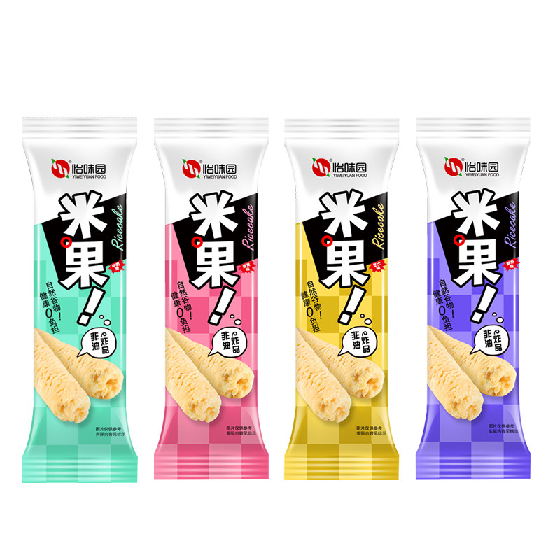 怡味园米果60支能量棒糙米卷膨化食品休闲零食大礼包网红小吃包邮
