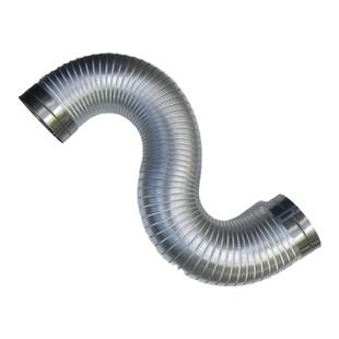 厨房油烟机排烟管卫生间抽风换气排气加厚可伸缩耐高温烟道纯铝管