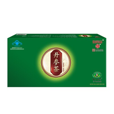 白云山济福生牌丹参茶60袋礼盒装