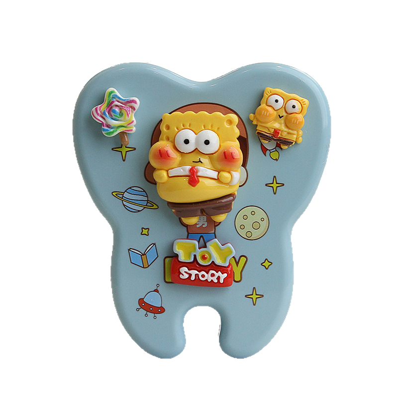 儿童高颜值牙齿收纳盒女孩乳牙收藏盒男孩换牙纪念装牙盒收集瓶子