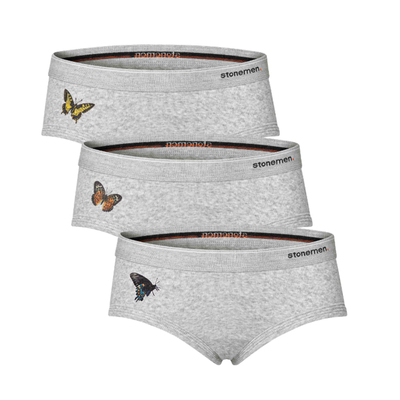 stonemen纯棉内裤女中腰三角裤