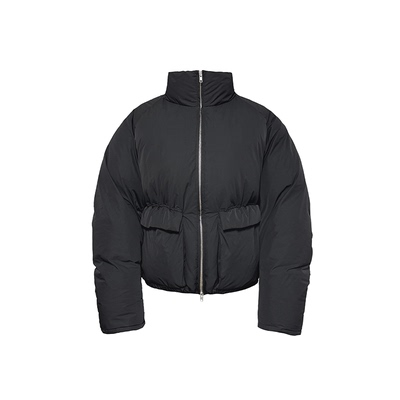 JCAESAR DOWN JACKET 廓形抽绳立领羽绒服 400克90白鸭绒 短宽