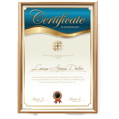 营业执照税务证烟草奖状相框摆台