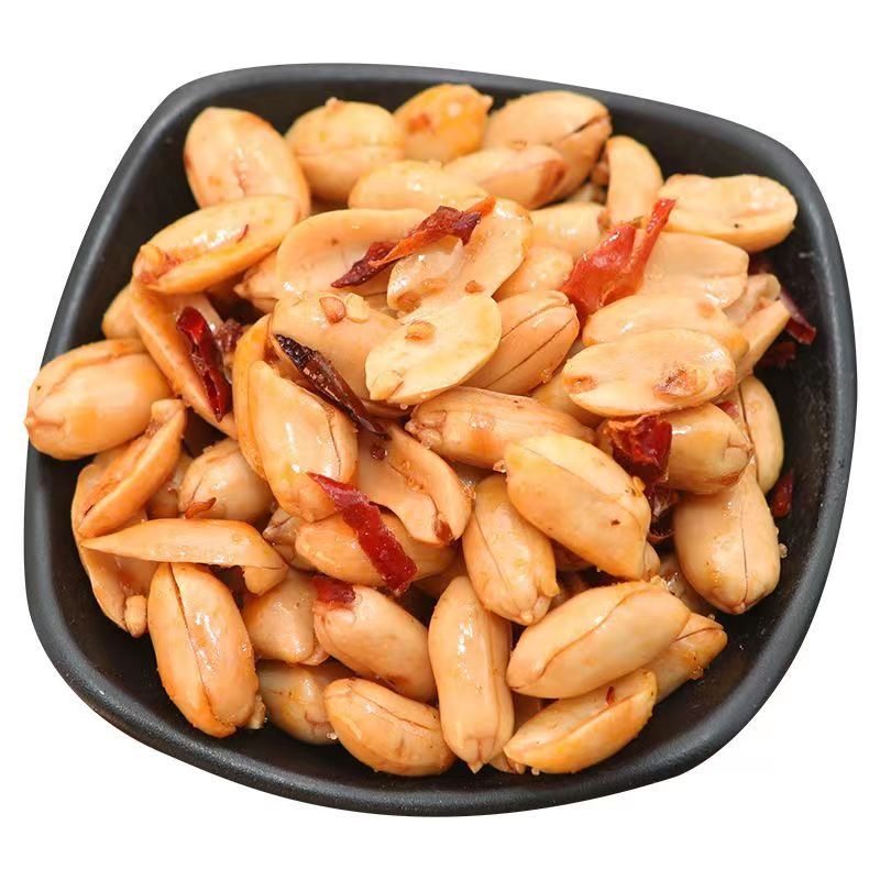 鬼花下酒菜香辣椒盐油炸花生米去皮商用新货零食袋装香酥酥脆新鲜