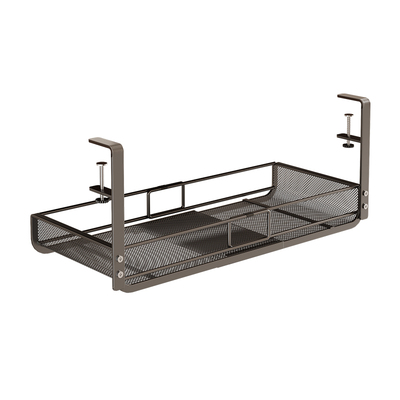 可伸缩调节桌下挂篮集线器置物架