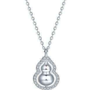 周六福转运葫芦项链女S925银颈饰福禄双全送女友本命年礼物