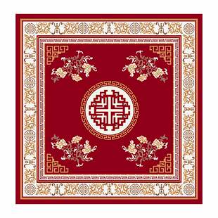 别墅电梯专用地垫高端新中式红色脚垫轿厢楼梯门口进门地毯可定制