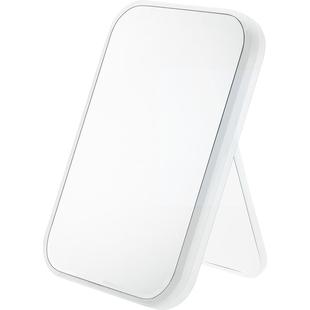 纳川家用镜宿舍学生折叠镜子化妆镜桌面台式小型方形办公室梳妆镜