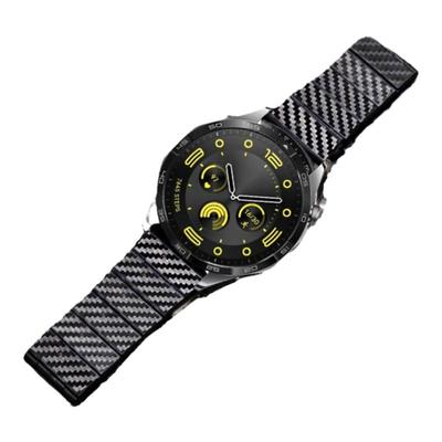 适用华为GT4手表碳纤维纹表带