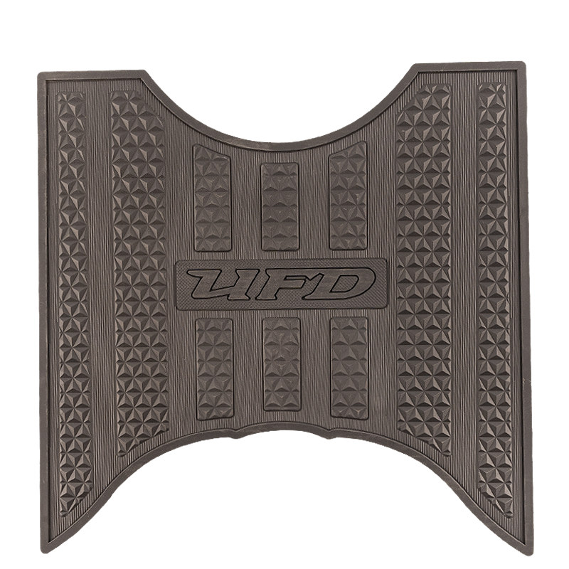 适用豪爵UFD125脚垫改装配件HJ125T-51橡胶加厚脚踏板垫UFD脚踩垫