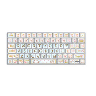 适用于苹果妙控二代小款A1644键盘贴mac os快捷键FCPX按键贴纸