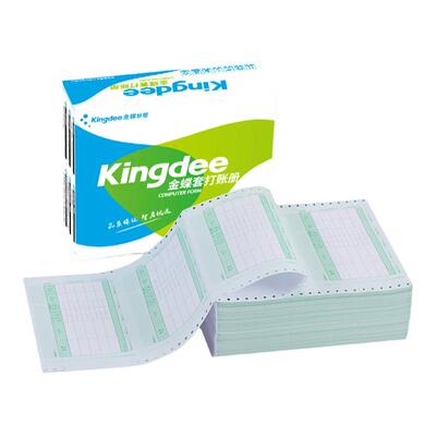 金蝶妙想针式发票版数外记账凭证