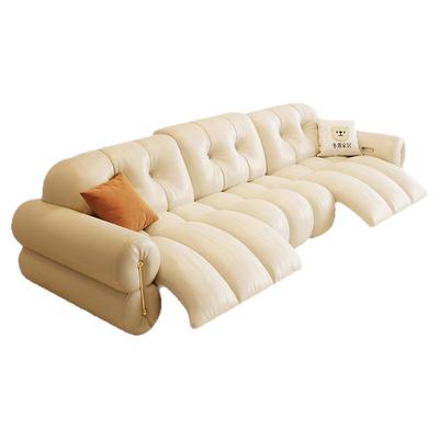 政府补贴冬熊法式奶油风电动功能沙发零重力头等舱真皮零靠墙沙发