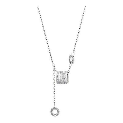 转运珠好运连连纯银项链