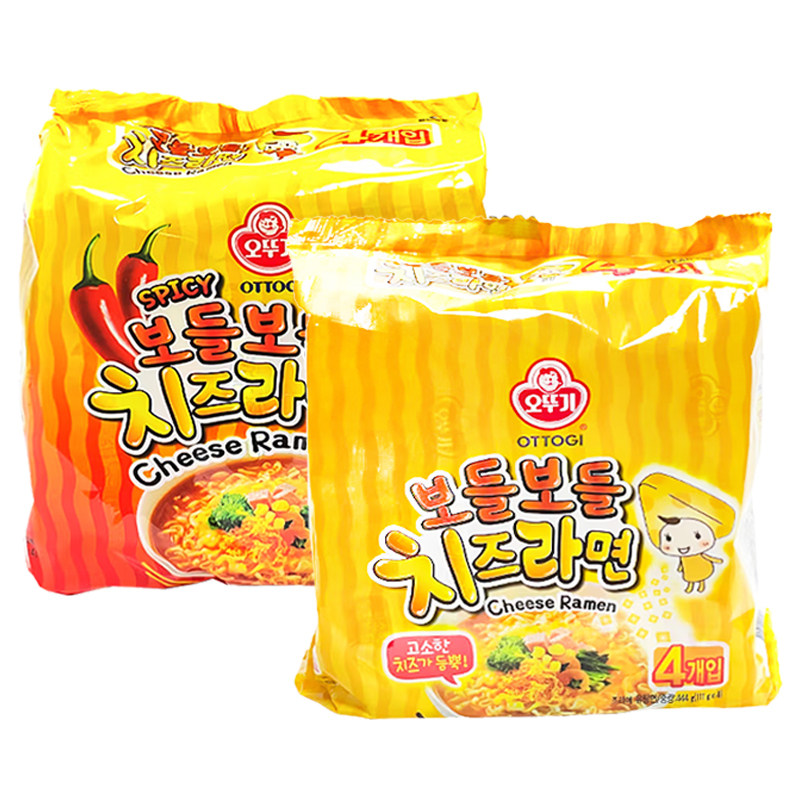 不倒翁芝士拉面泡面拌面方便面整箱韩国进口美食早餐夜宵煮泡面